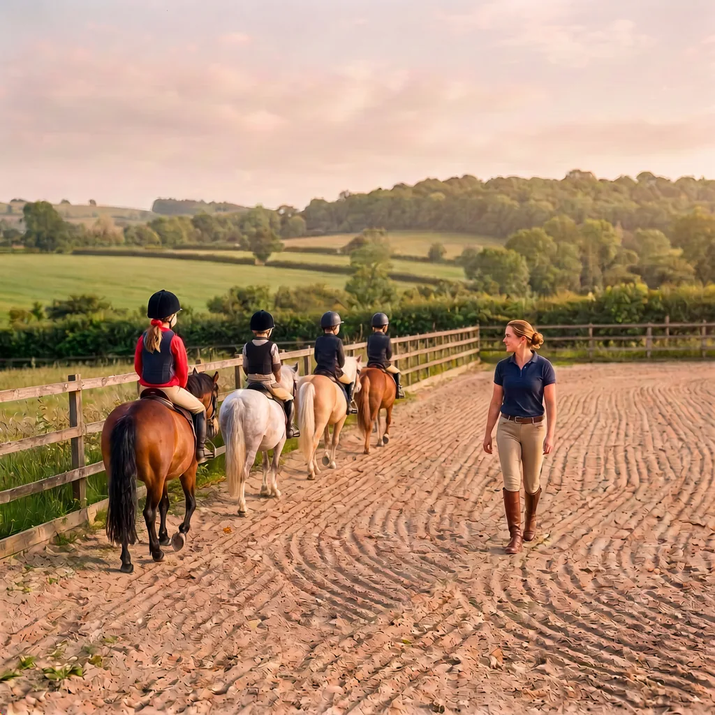 Cours de poney à Bergerac, Dordogne